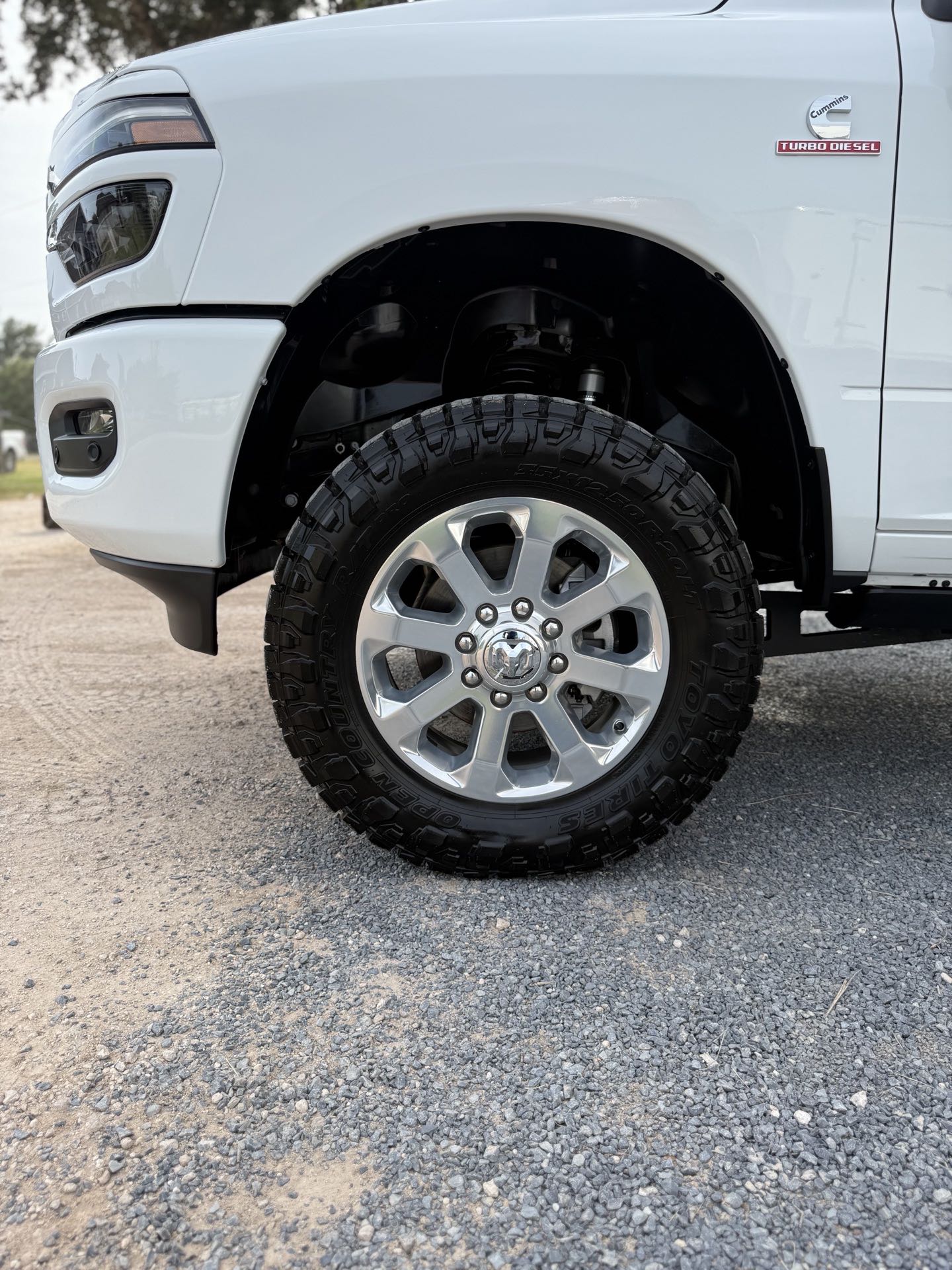 Wheel and tire detailing on Ram 2500 by I Auto Detailing in McAllen